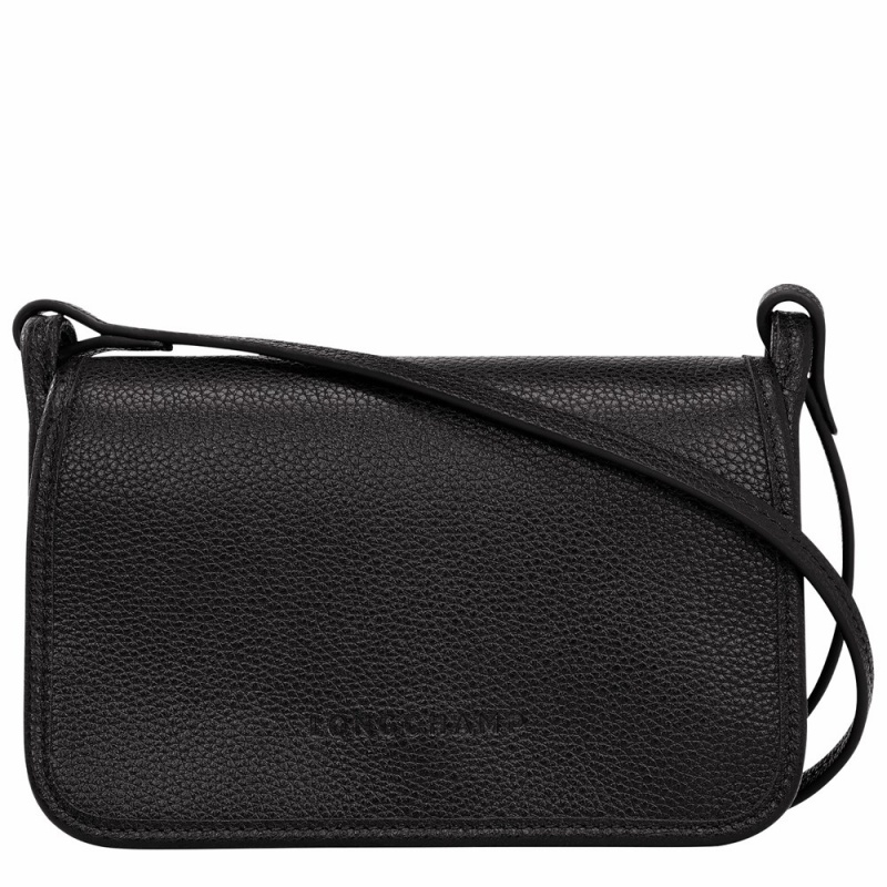 Black Longchamp Le Foulonne Women's Wallets